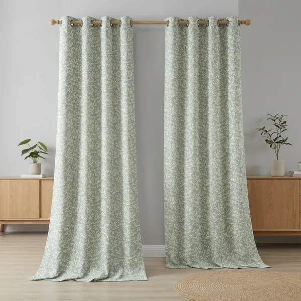 Pastel_Green_Premium_Twig_Polyester_Door_Curtain,_Size_-_4x7_ft,_Pack_of_2_pcs