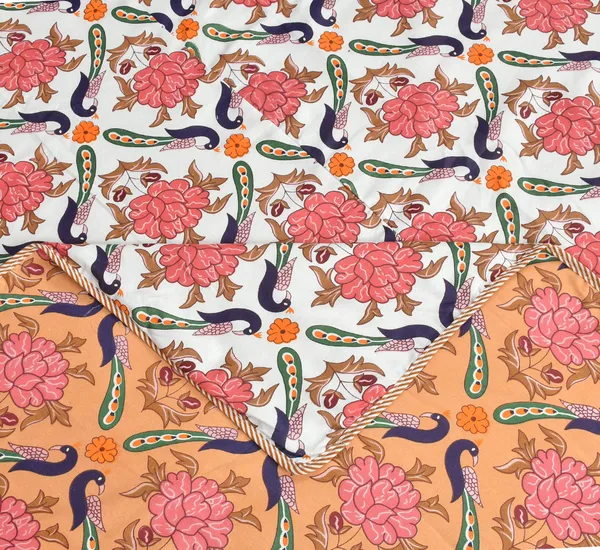 Multicolor_Premium_Peacock_Printed_Double_Bed_Dohar_And_Comforter