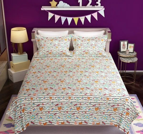 Multicolor_Premium_Snuggle_Teddy_Bed_Sheet_Double_Bed_Sheet