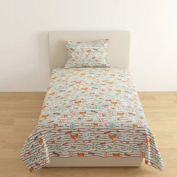 Multicolor_Premium_Snuggle_Teddy_Bed_Sheet_Single_Bed_Sheet
