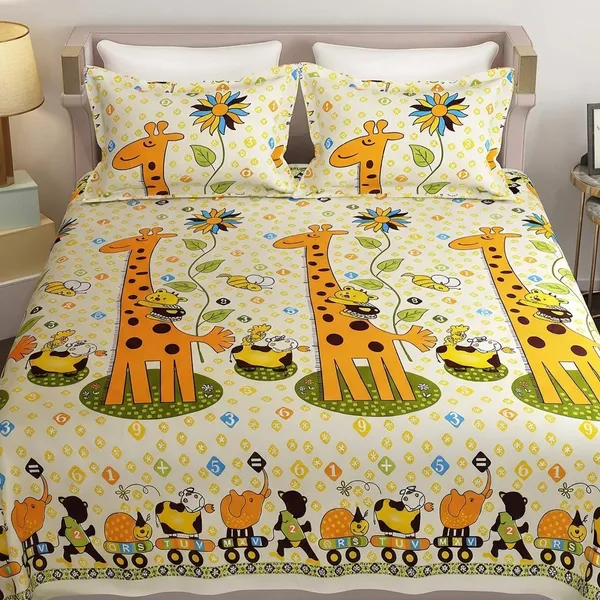 Multicolor_Premium_Jingle_Jammies_Bed_Sheet_Double_Bed