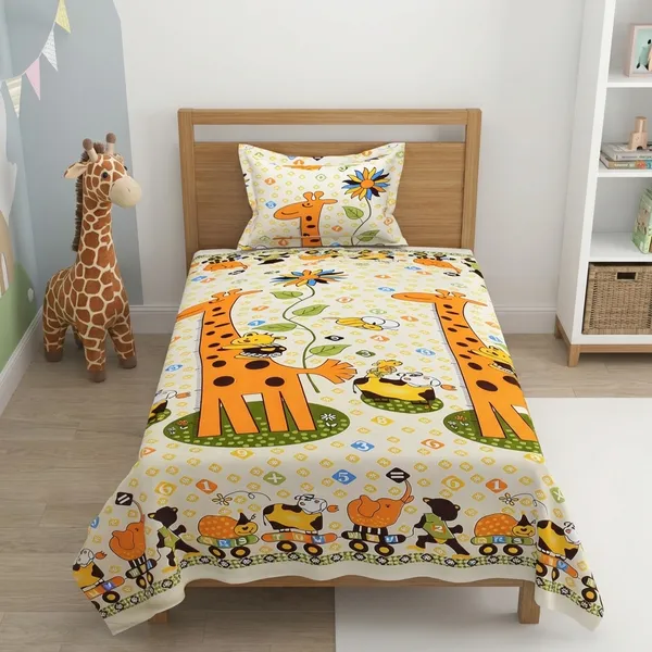 Multicolor_Premium_Jingle_Jammies_Bed_Sheet_Single_Bed