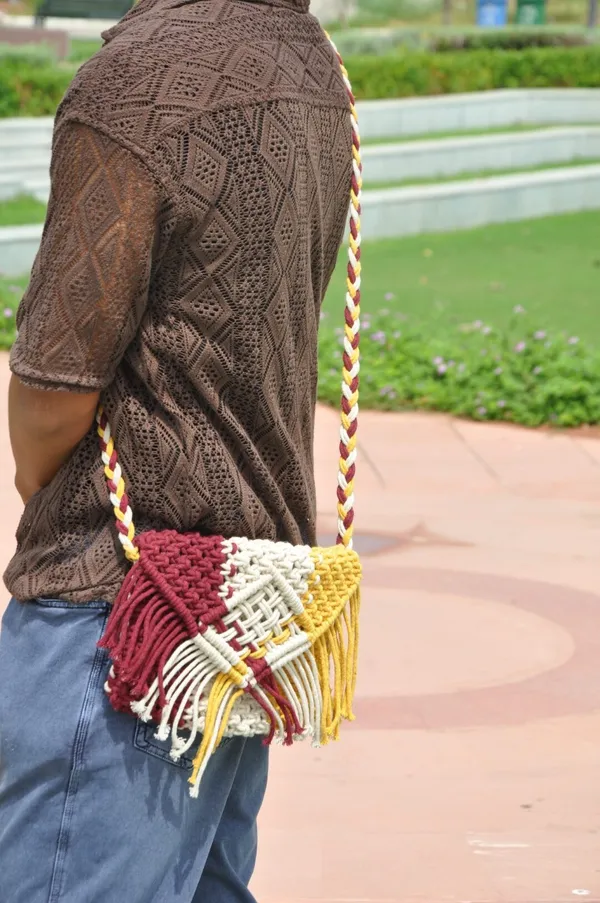 Beige_Premium_Knot_Charm_Macrame_Sling_Bag