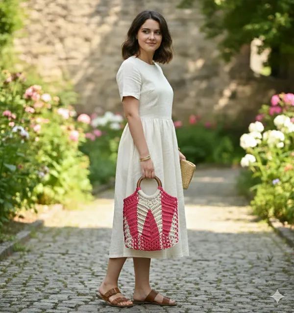 Pink_Premium_Crown_Macrame_Hand_Bag
