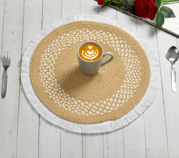 Beige_Premium_Caffe_Round_Placemat