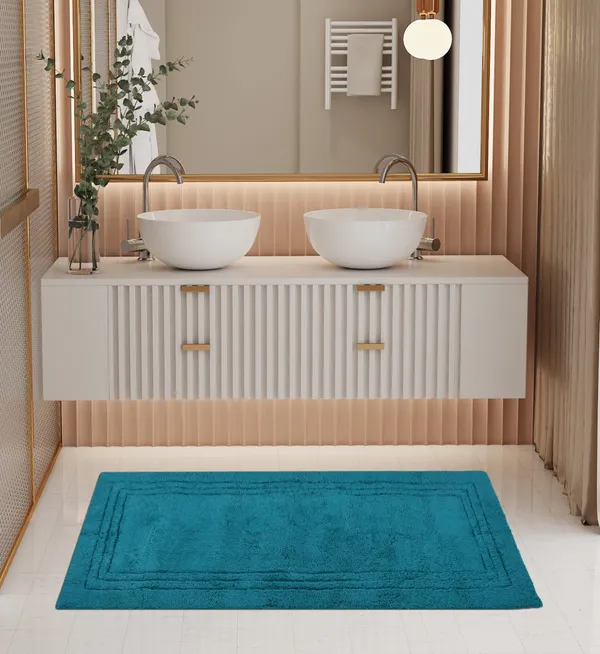 Blue_Premium_Linea_Tufted_Runner,_Size_-_50x120_CM