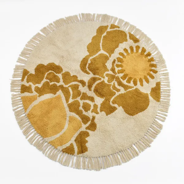 Beige_Premium_Vienna_Cotton_Tufted_Printed_Rug_Multi
