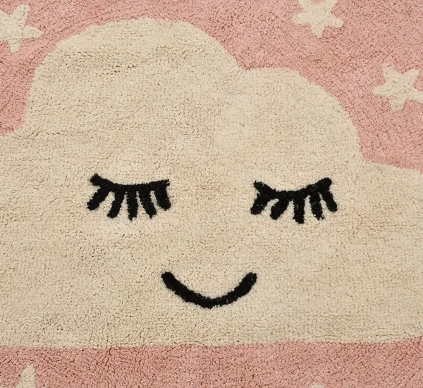 Pink_Premium_Smiley_Cotton_Tufted_Kids_Rug