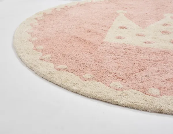 Peach_Premium_Crown_Cotton_Tufted_Kids_Rug