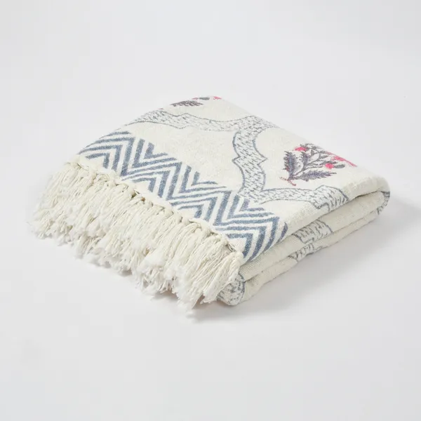 Multicolor_Premium_Livo_Block_Printed_Throw,_Size_-_130x180_CM