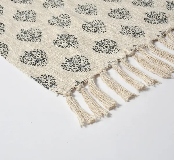 Off_White_And_Blue_Premium_Tune_Block_Printed_Throw,_Size_-_130x180_CM