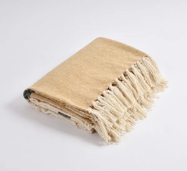 Off_White_Premium_Cotton_Bliss_Throw,_Size_-_130x180_CM