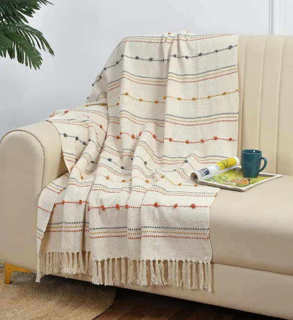 Off_White_Premium_Laze_Cotton_Throw_Multi,_Size_-_130x180_CM