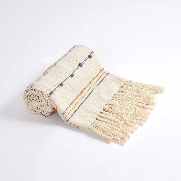 Off_White_Premium_Laze_Cotton_Throw_Multi,_Size_-_130x180_CM