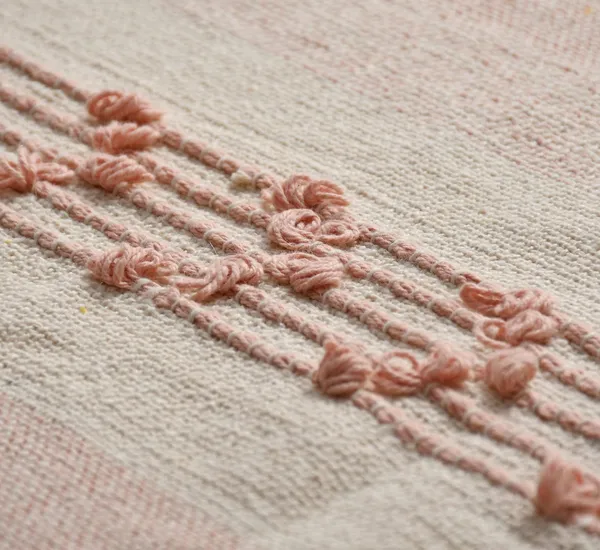 Peach_Premium_Effel_Cotton_Throw_-_Pink,_Size_-_130x180_CM