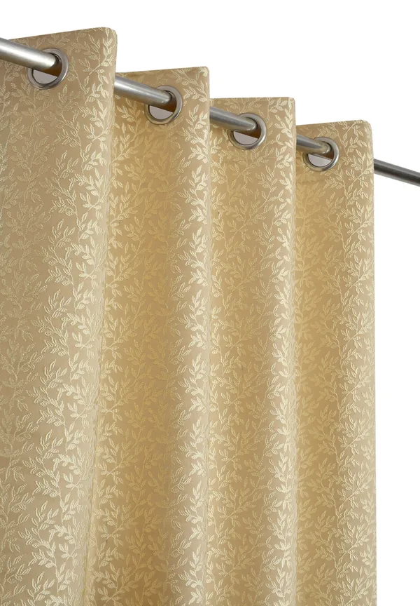 Yellow_Premium_Twig_Polyester_Window_Curtain,_Size_-_4x5_ft,_Pack_of_2_pcs