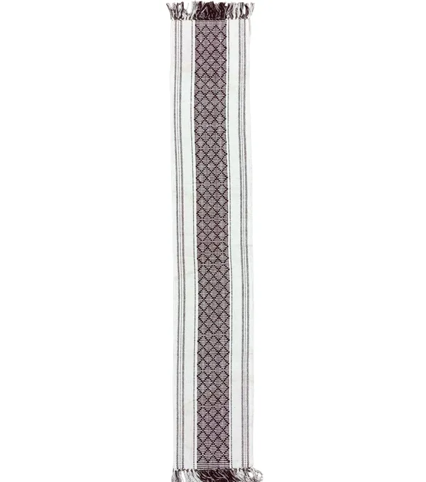 Maroon_Premium_Ratio_Handwoven_table_runner,_Size_-_12x72_Inch