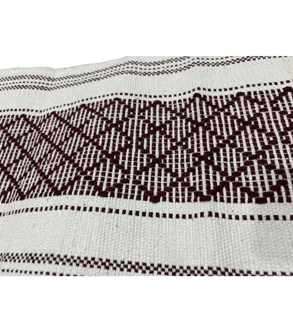 Maroon_Premium_Ratio_Handwoven_table_runner,_Size_-_12x72_Inch