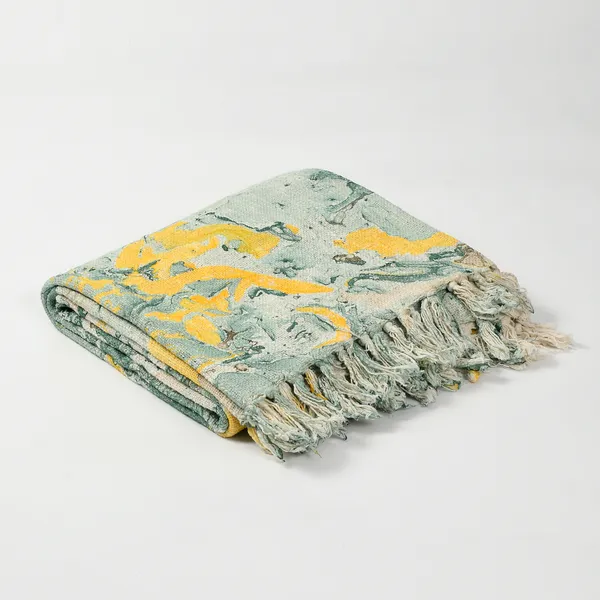 Green_Premium_Marble_Block_Printed_Throw,_Size_-_130x180_CM