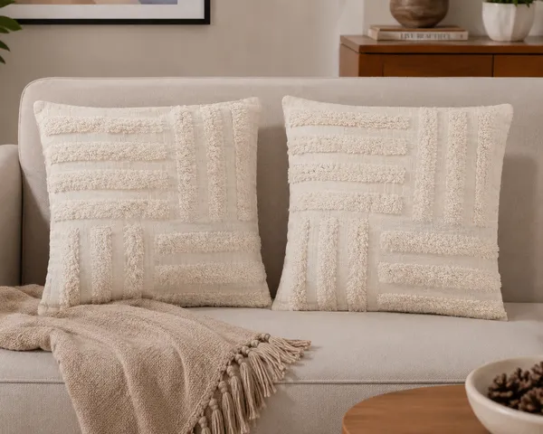 Multicolour_Premium_Cross_Hand_Woven_Table_Tufted_Boho_Cushion_Cover_Pack_Of_2,_Size_-_16x16_Inch_(_Filler_not_include_)