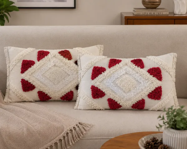 Multicolour_Premium_Crypto_Hand_Woven_Table_Tufted_Boho_Pillow_Cover_Pack_Of_2,_Size_-_12x20_Inch_(_Filler_not_include_)
