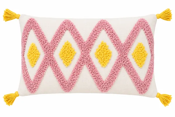 Multicolour_Premium_Dynmo_Hand_Woven_Table_Tufted_Boho_Pillow_Cover_Pack_Of_2,_Size_-_12x20_Inch_(_Filler_not_include_)