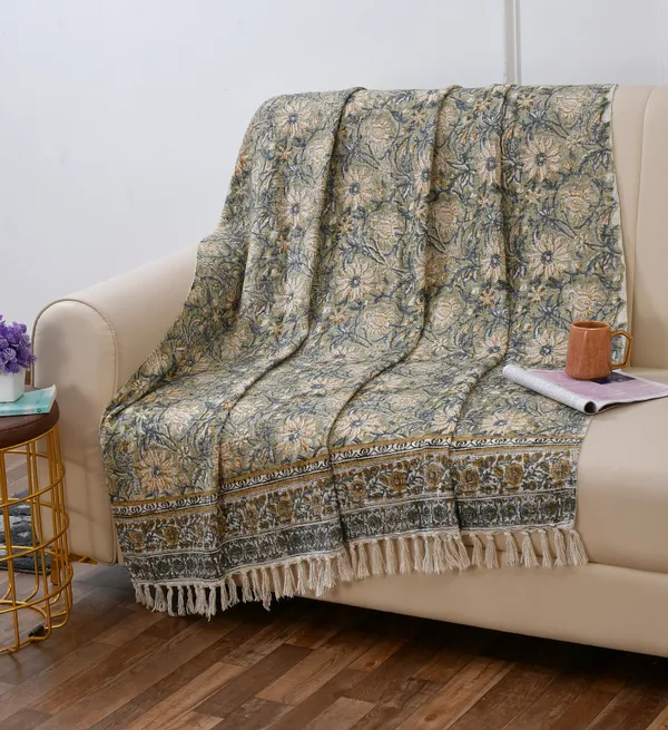 Multicolour_Premium_Euro_Block_Printed_Throw,_Size_-_130x180_CM