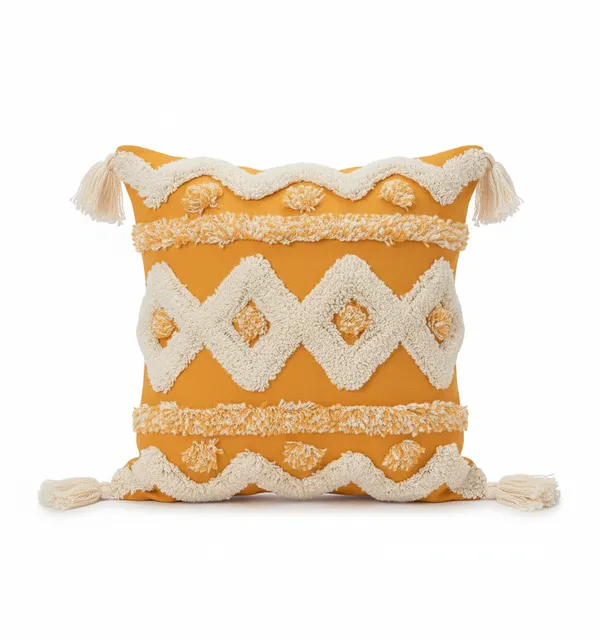 Multicolour_Premium_Expo_Hand_Woven_Table_Tufted_Boho_Cushion_Cover_Pack_Of_2,_Size_-_16x16_Inch_(_Filler_not_include_)