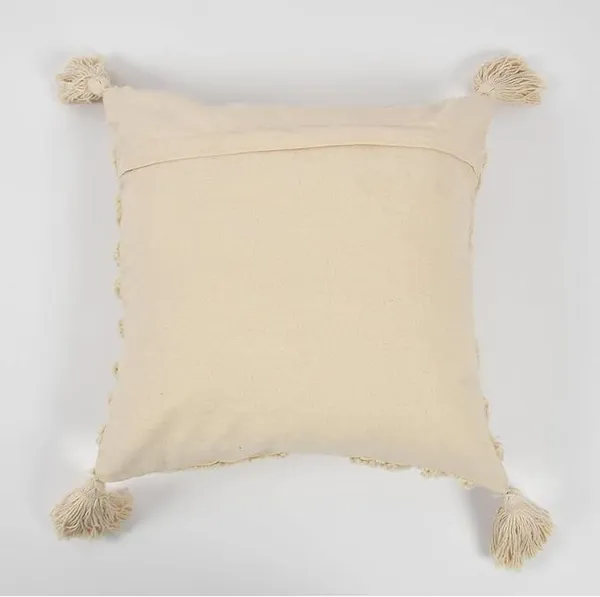 Multicolour_Premium_Sunflower_Hand_Woven_Table_Tufted_Boho_Cushion_Cover_Pack_Of_2,_Size_-_16x16_Inch_(_Filler_not_include_)