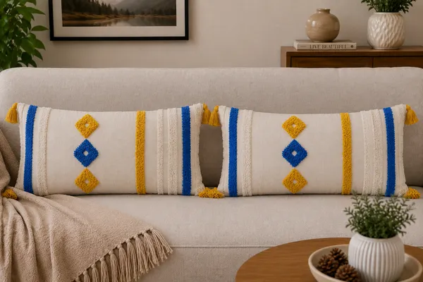 Multicolour_Premium_Tetro_Hand_Woven_Table_Tufted_Lumber_Pillow_Cover_Pack_Of_2,_Size_-_12x35_Inch_(_Filler_not_include_)