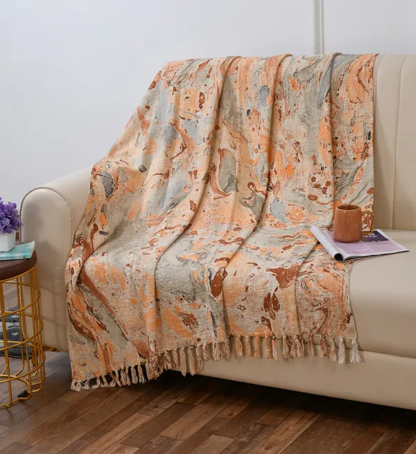 Pink_Premium_Marble_Block_Printed_Throw,_Size_-_130x180_CM