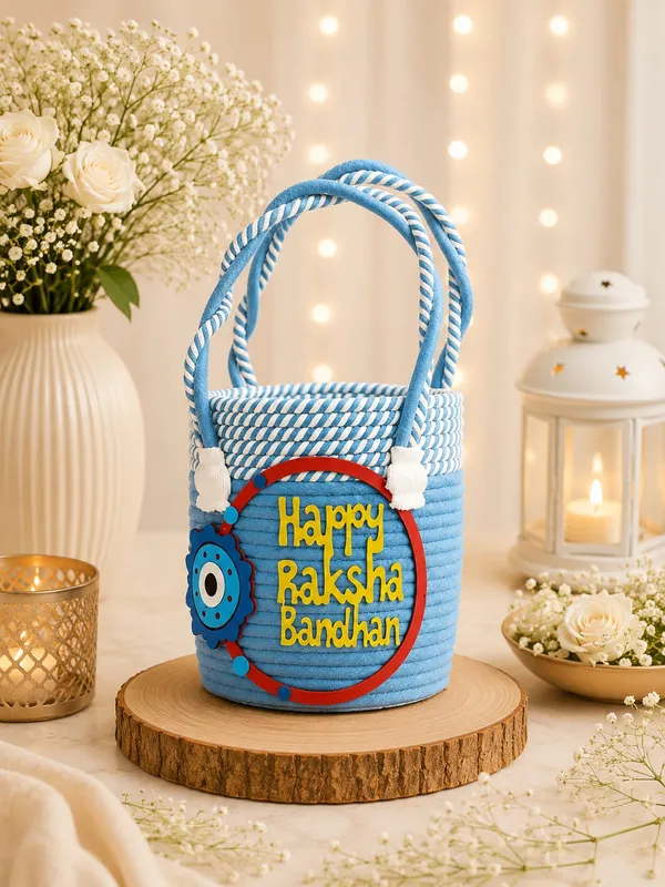 Premium_Braided_Raksha_Bandhan_Basket/Gift_Basket_-_Blue