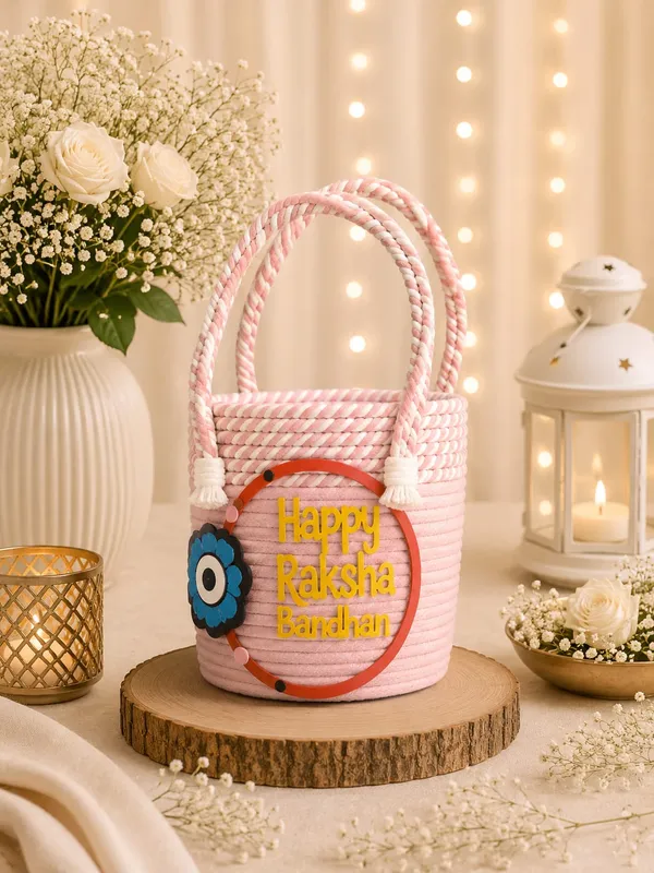 Premium_Braided_Raksha_Bandhan_Basket/Gift_Basket_-_Baby_Pink