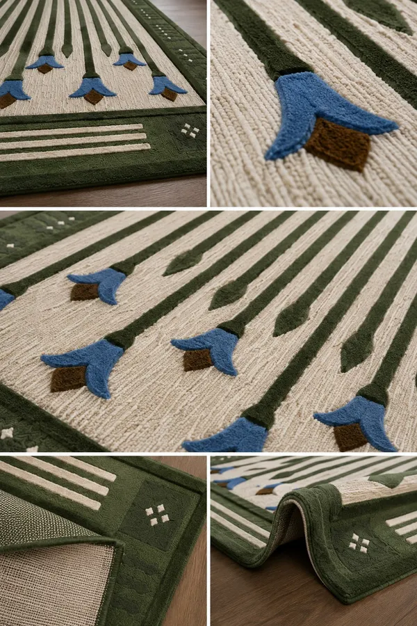 Premium__Florance_Tufted_100%_Wool_Carpet/Rugs
