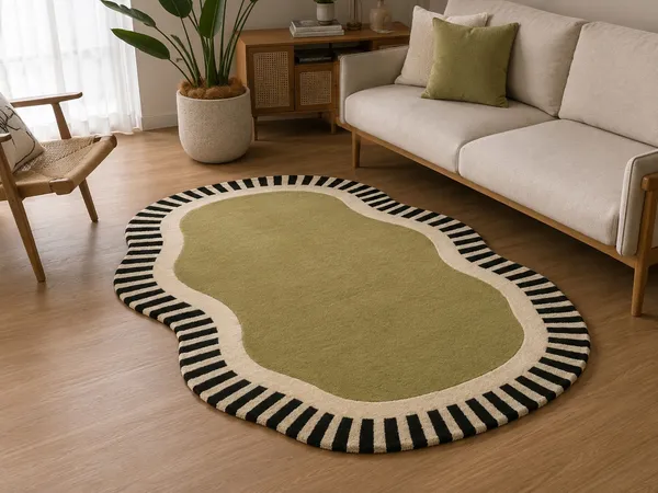 Premium_Desert_Hand_Tufted_100%_Wool_Carpet/Rugs