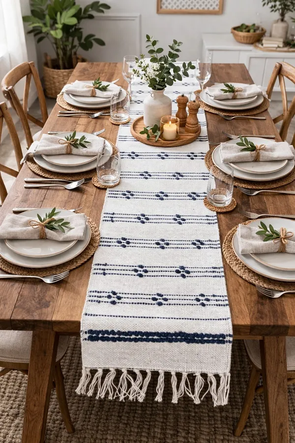 Premium_Star_Loop_Handwoven_Table_Runner,_Size_-_12x72_Inch