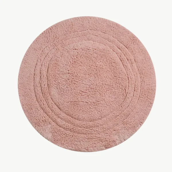Linea_Round_Bathmat_-_Pink,_Size_-_60_CM_Round