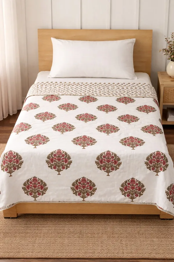 Pansy_Cotton_Printed_Single_Bed_(Reversible)
Single_Bed_Comforter/Dohar