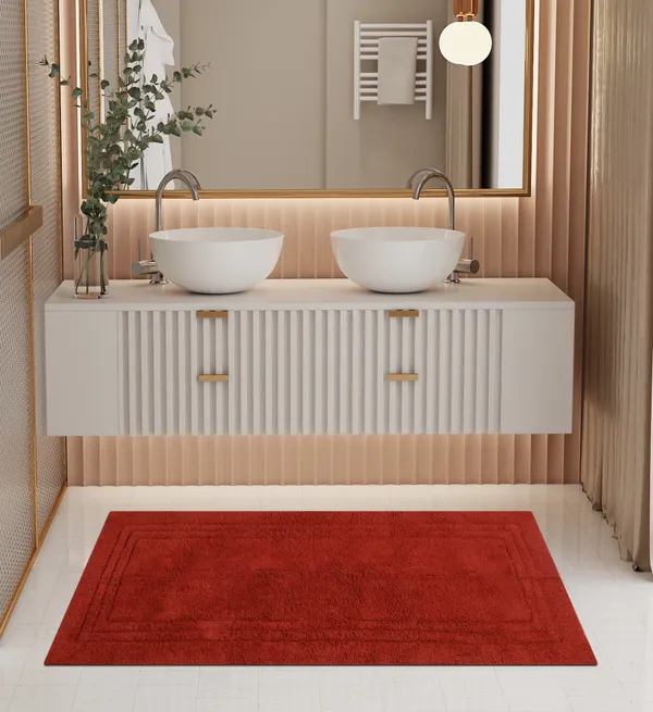 Linea_Runner_Bathmat_-_Maroon,_Size_-_50x120_CM