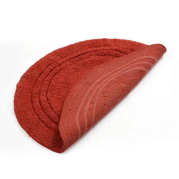 Linea_Round_Bathmat_-_Maroon,_Size_-_60_CM_Round
