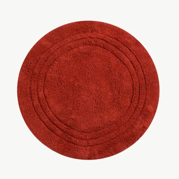Linea_Round_Bathmat_-_Maroon,_Size_-_60_CM_Round
