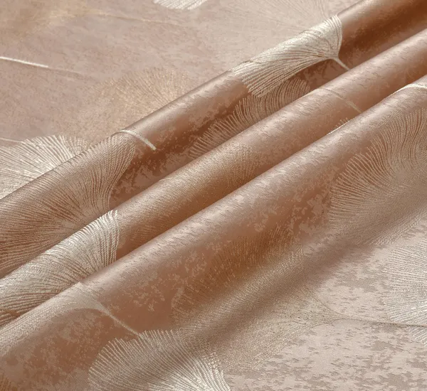 Peach_Premium_Leaf_Polyester_Door_Curtain,_Size_-_4x7_ft,_Pack_of_2_pcs