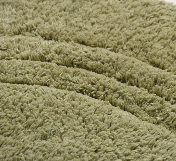 Linea_Round_Bathmat_-_Sage_Green,_Size_-_60_CM_Round