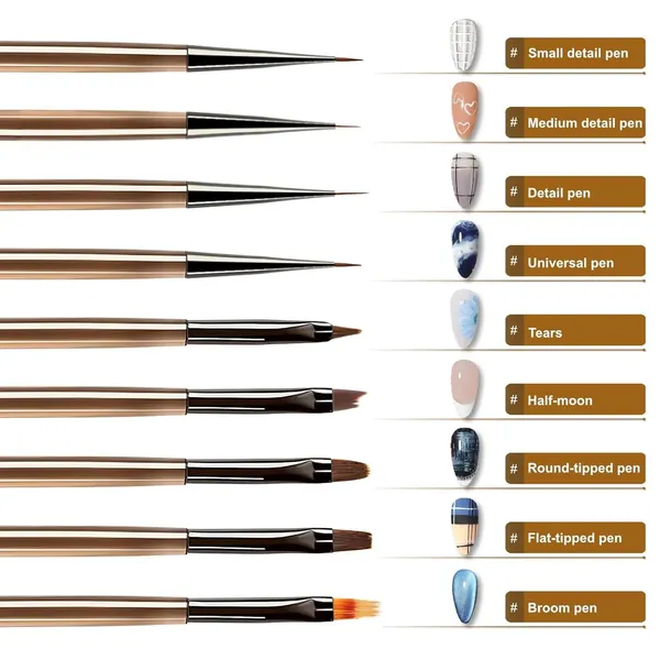 Kulis_-_9IN1_Nail_Art_Brush_Set