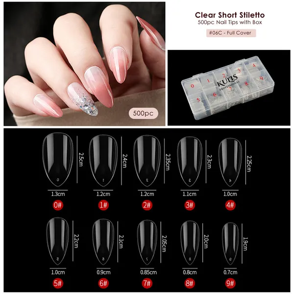 Kulis_-_Clear_Nail_Extension_Tips_-_Short_Stiletto_-_6C