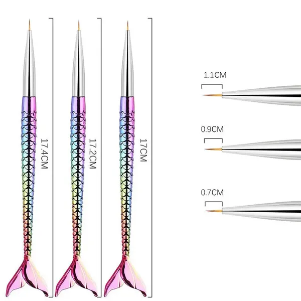 Kulis_-_Fishtail_Holography_Liner_Brush_-_Set_of_3Pcs