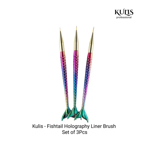 Kulis_-_Fishtail_Holography_Liner_Brush_-_Set_of_3Pcs