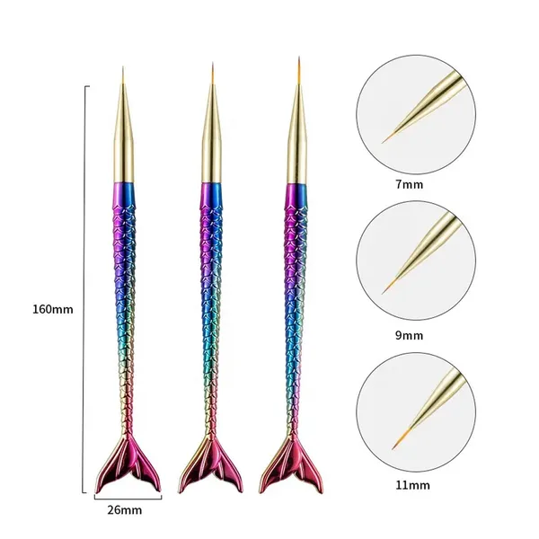 Kulis_-_Fishtail_Holography_Liner_Brush_-_Set_of_3Pcs