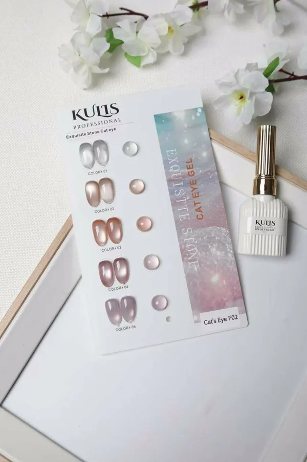 KULIS_Professional_Exquisite_Stone_Cat_Eye_Gel_–_F02_(Premium_Magnetic_Gel_Polish_Set)_with_ShadeCard