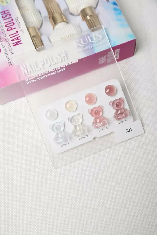 KULIS_Professional_Nail_Polish_Set_–_4_Elegant_Shades_(J01)_|_Cute_Gloss_Finish_Collection